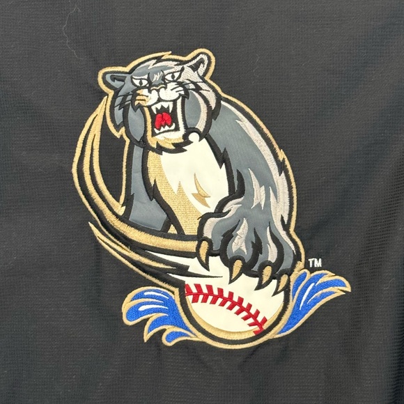 Vintage Black Sacramento River Cats Minor League Baseball Stadium Jacket Men’s M - Picture 5 of 9